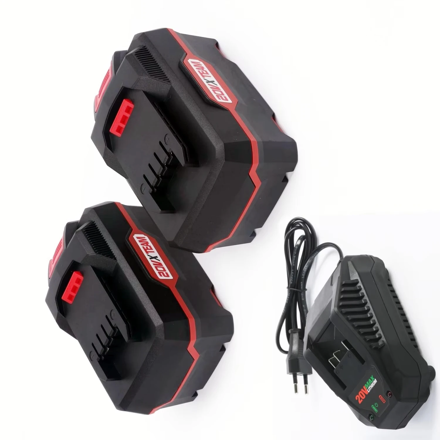 2PCS 20V 5Ah Akku, 1PCS Fast Charger for Parkside 20V Team