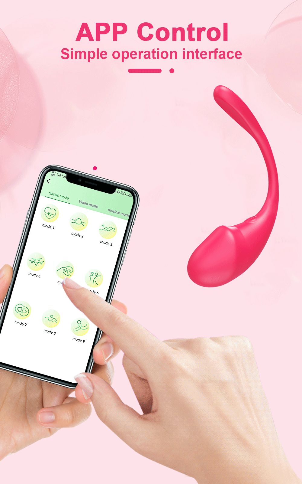 APP Remote Wireless Bluetooth G Spot Dildo Vibrator