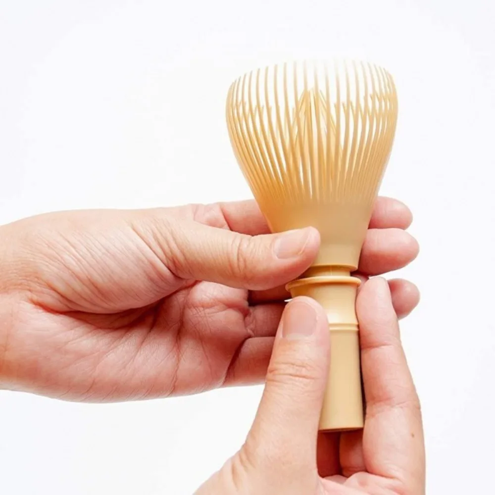 Premium Green Tea Powder Whisk Set with Reusable ABS Brush and Holder