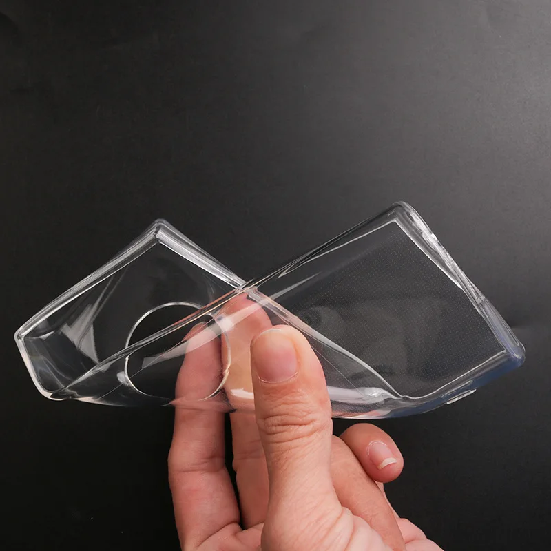 Ultra-Thin Transparent TPU Phone Case - Soft Silicone Back Cover