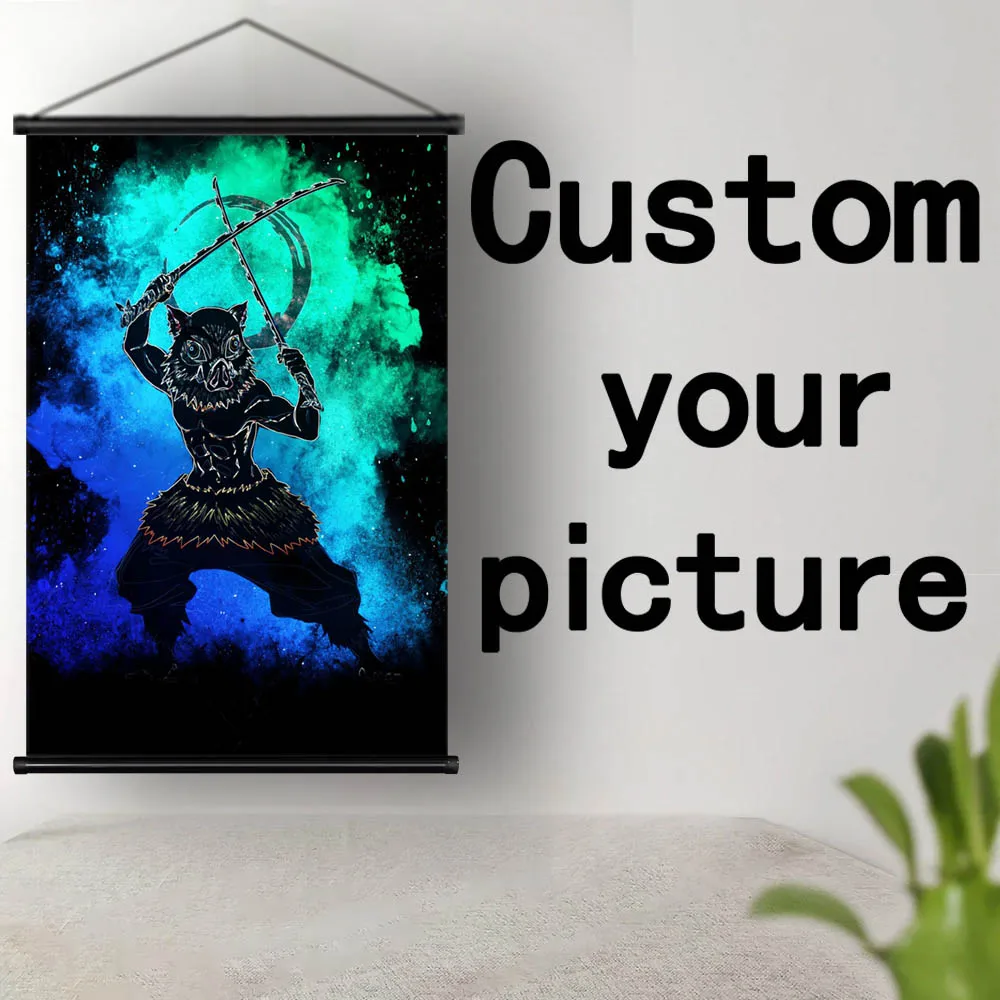 

Canvas Hanging Scroll Initial D Poster Japanese Racing Anime Painting Print Wall Artwork Picture Home Decor Christmas Presents