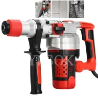 220V Rotary Hammer Impact Drill Set 2200W Multi-Function Electric Hammer，Drill，Electric Pick 4 IN 1 Electric Concrete Perforator 1