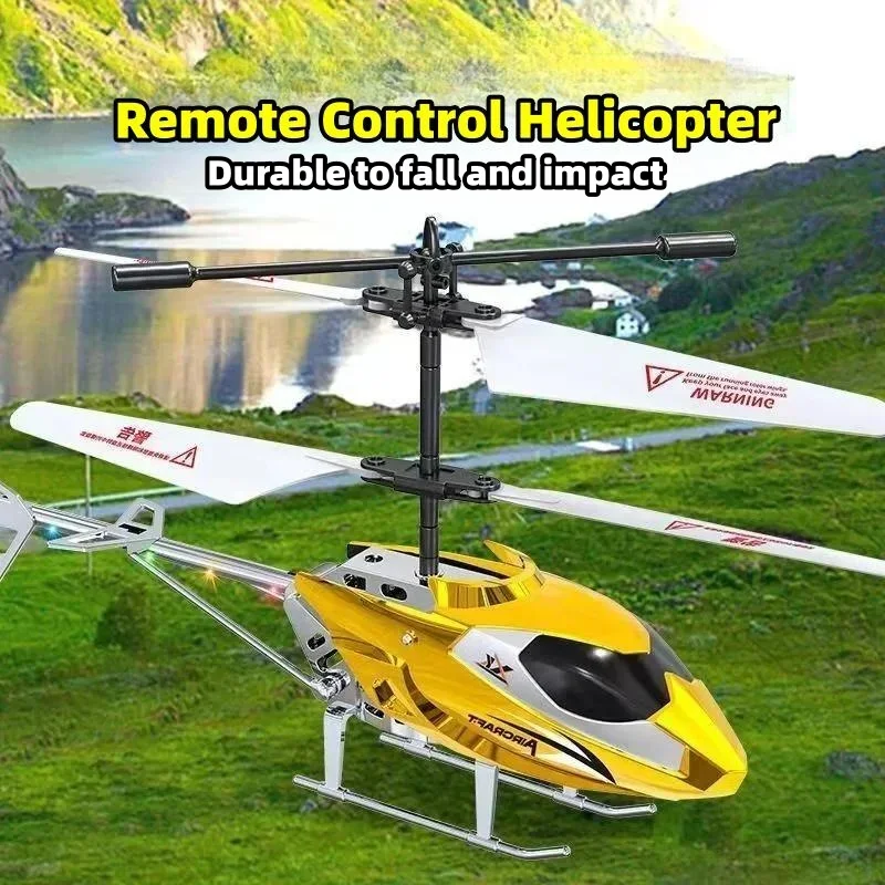 

3.5CH Helicopter with Light Fall Resistant XK913 Remote Control Helicopter Plane Aircraft Flying Kids Toys for Boys Gifts