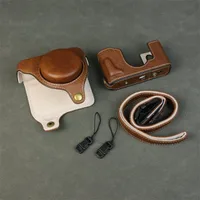For Fujifilm X Half Camera Case Xhalf Portable Retro Leather Camera Bag X-HALF Leather Case Shoulder Crossbody Protective Shell - Image 5
