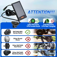 Bafang-Affichage de vélo électrique DPC18, port de charge USB, compteur de vitesse pour moteur à entraînement central, BBS01B, BBS02B, BBSHD 4