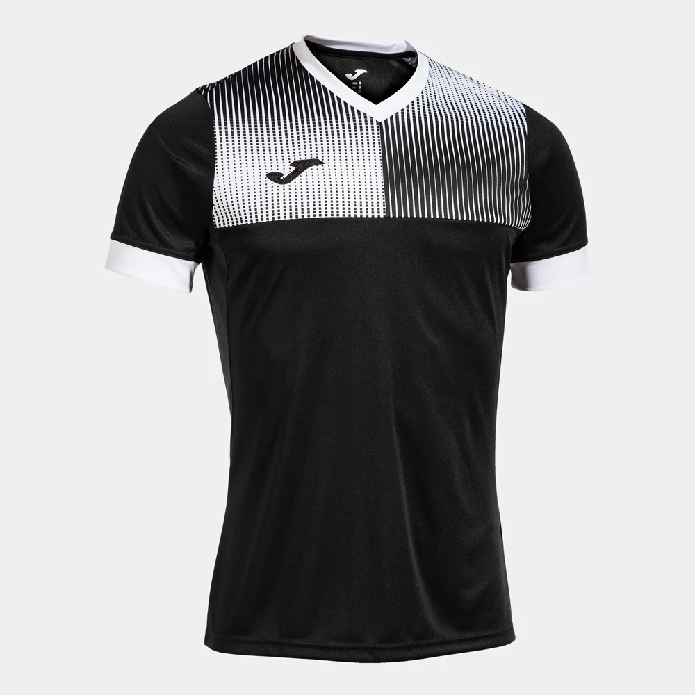 

Черно-белая одежда для тенниса Joma в стиле пэчворк Мужская спортивная одежда для фитнеса и бадминтона с коротким рукавом дышащая одежда для гольфа