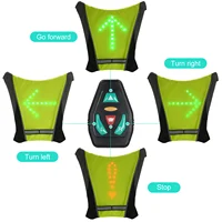 Turn Signal Wireless Remote Control for Reflective Vest Backpack for Cycle Running Walking Jogging 2