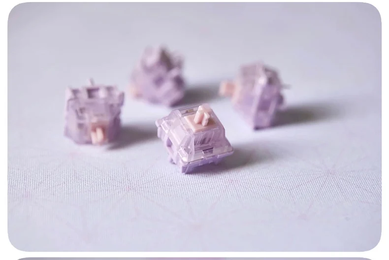 KeysU-Studio Coelho Linear Switches, Interruptores Teclado Mecânico, Fábrica Lubed