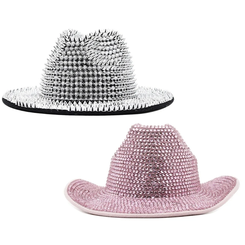 

Sunproof Large Curved Brim Hat Hat Western Cowboy Hat Washable Unisex Wholesale