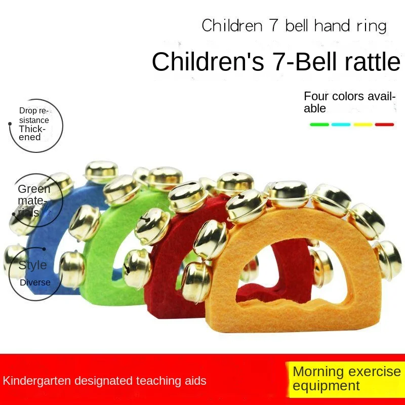 1ks mateřská škola děti tanec představení příslušenství ruční zvonek orff příklepová hudební měřici zařízení zápěstí zvon děti hraček