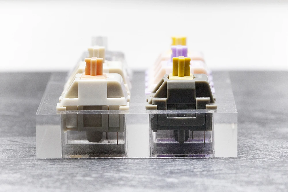 Acrílico Interruptor Tester para Teclado Mecânico Princesa Tátil Linear ht Fairy Cream Santo Panda - Imagem 2