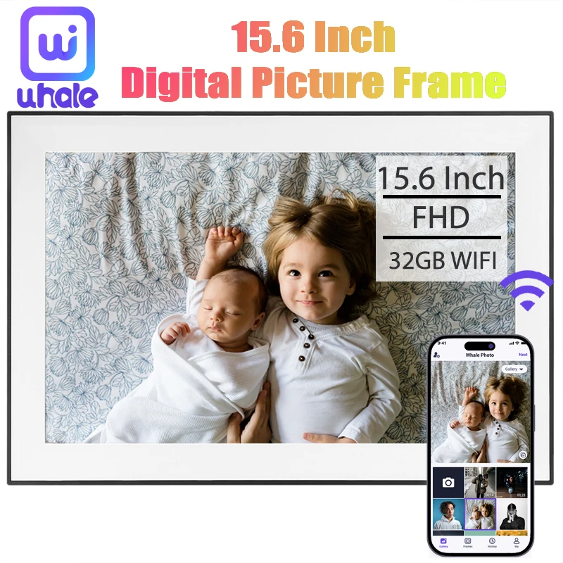 デジタルフォトフレーム 15.6インチ大型 32GB 1920x1080 IPS Amazon | デジタルフォトフレーム、15.6インチ大型デジタル
