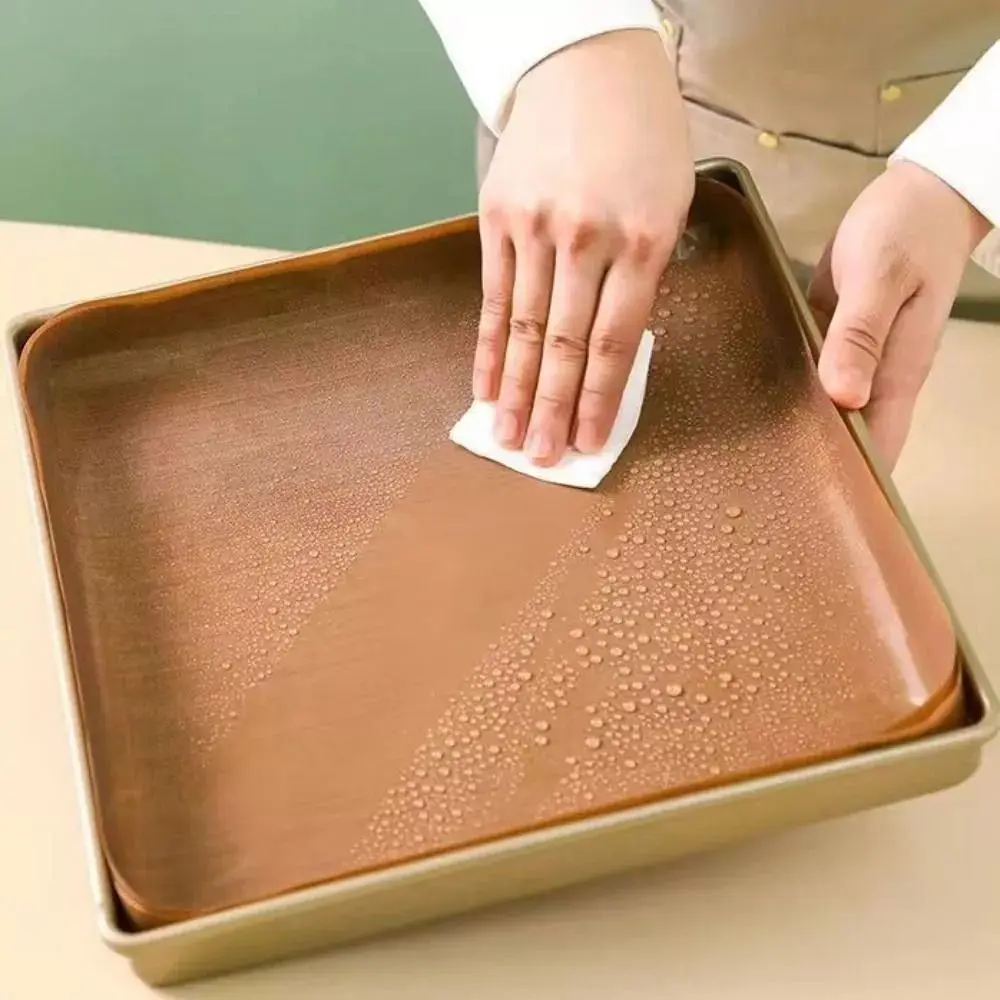 Non Stick Pastry Tools Tray Cloth Anti-Stick Cake Mat Baking Pizza Tarpaulin High Temperature Resistant Oven Baking Mat Reusable