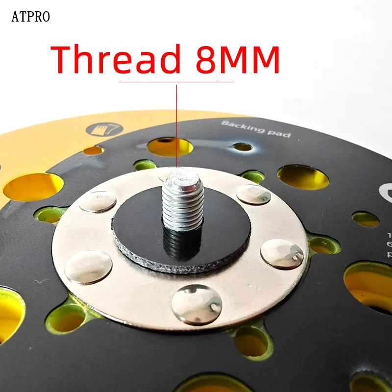 Suitable For MIRKA6-inch Tray Dry Grinder Self-adhesive Disc Sandpaper Sucker 6-inch Porous 150mm Sander Base