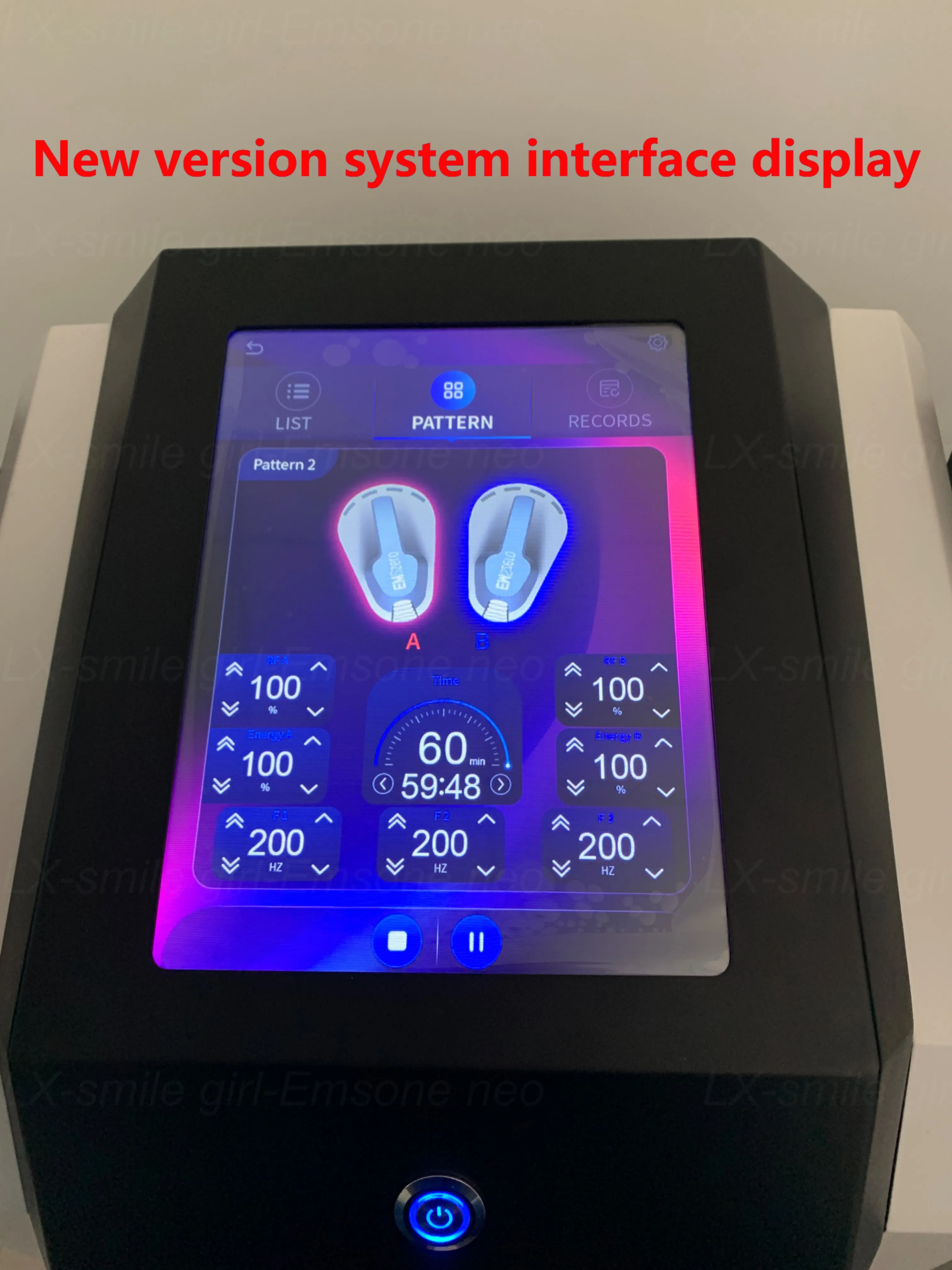 Portable EMSone NEO sculpt 2/4/5handles 15tesla 200hz HI-EMT Electromagnetic sculpt muscle sculpting machine