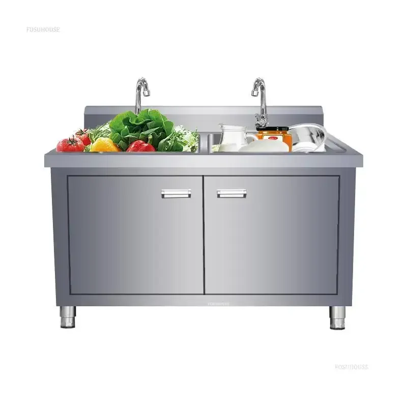 Commercial Metal Kitchen Sinks For Outdoor Cabinet Storage With Operating Table Sinks Minimalist Sink For Dining Room N 6