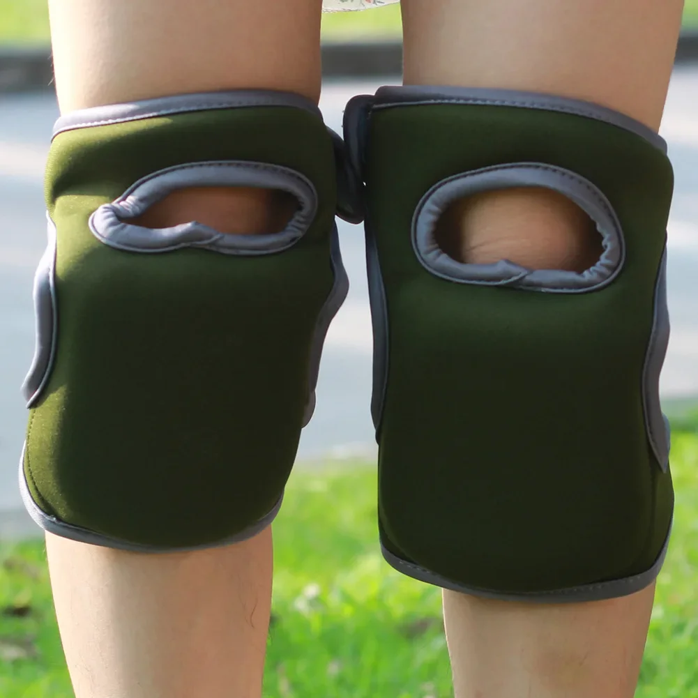 1 Pair Outdoor Weeding Kneeling Gardening Knee Pads Elastic Protection Knee Pads Household Waterproof and Thickened Sponge