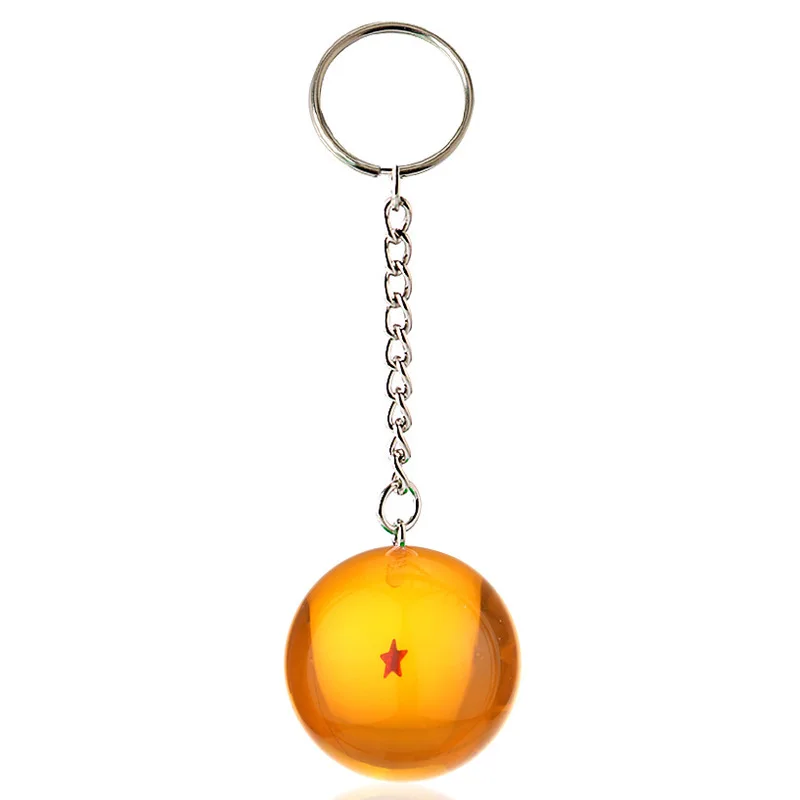 Japanese Anime Dragon Series 1-7 Stars Balls Z Stars Keychain Figures Car Keyring party Gifts Cosplay Props Jewelry Key Chain anime keychain