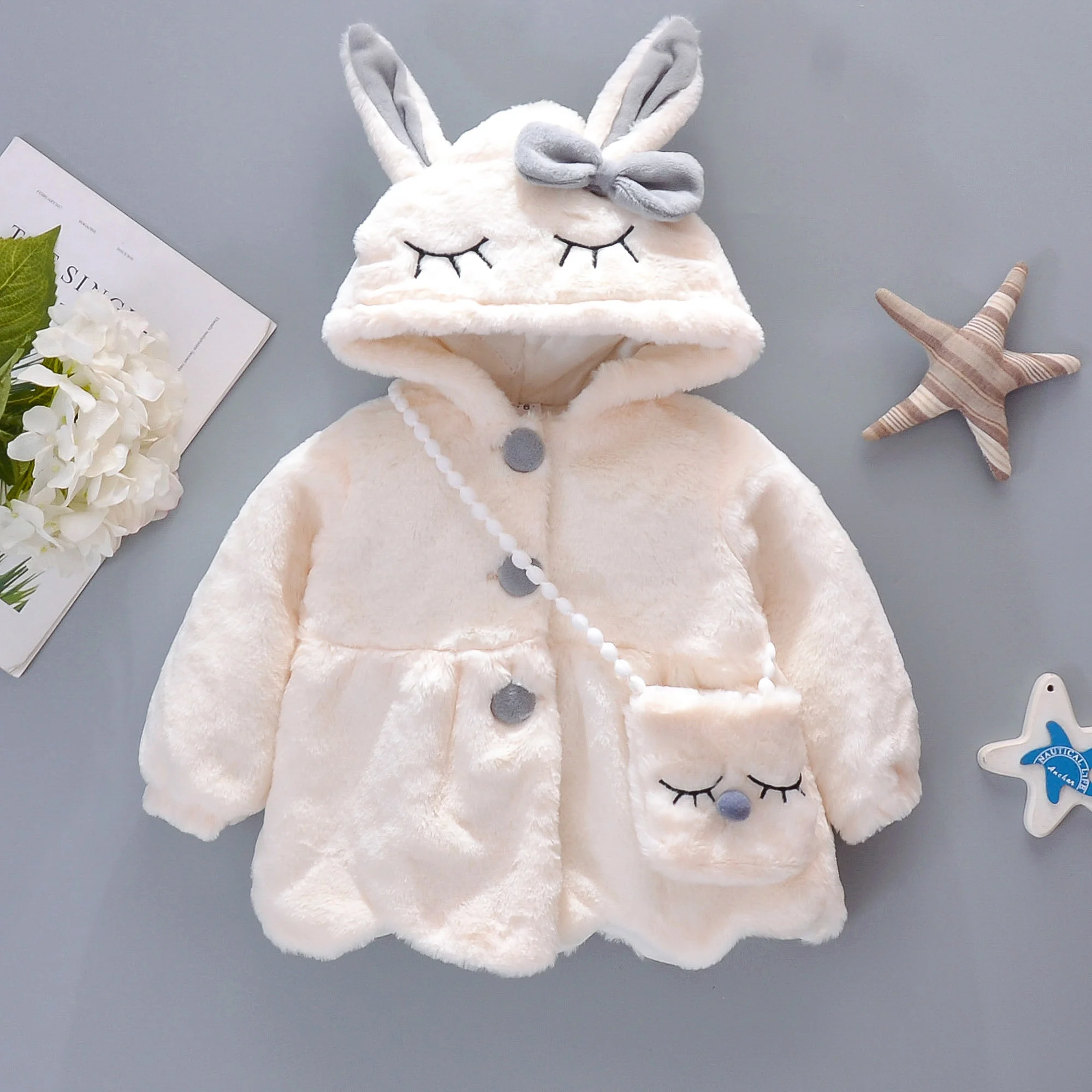 Winter Coat Baby Girl Cold Protection Hooded