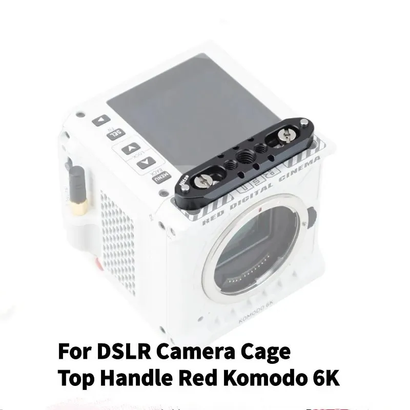 Nitze Nato Rail Plate Con 1/4 "3/8" Arri Fori Di Posizionamento Per Dslr Camera Cage Maniglia Superiore Red Komodo 6K