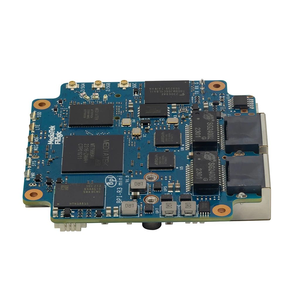 Banana Pi BPI-R3 Mini Router Board Wi-Fi6 2.4G/5G MT7976C 2G RAM 8G eMMC 2x 2.5G