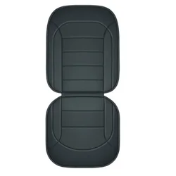 Luxurious All - Season Leather Car Seat Cushion - Front Seat Cover - Four Seasons (Single seat - Black)