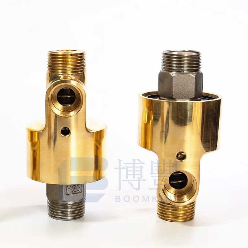 HSX1520253240506DN4BrassswivelrotaryjointHSdoublechannel