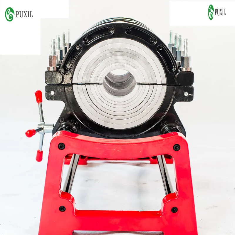 New 220V hot melt welding machine type Grip-cranking 63-200 PE type welder hot melt welding machine 2