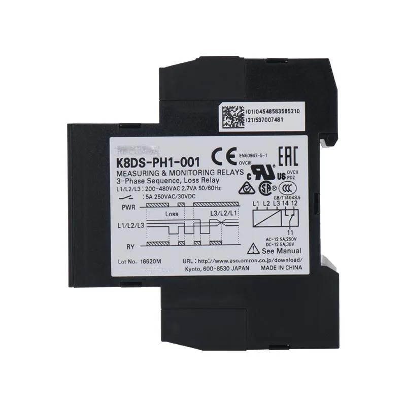 K8ds Phase Loss Relay 3phase Sequence Phase Loss Relay K8dsph1 K8ds