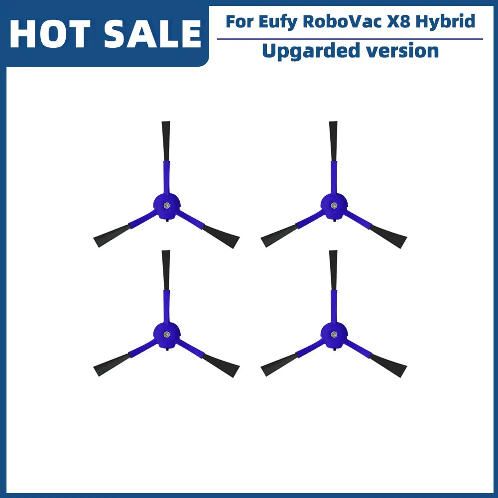 FACULX Set di accessori di ricambio compatibile con aspirapolvere Eufy RoboVac serie X8, include 1 spazzola principale, 2 spazzole laterali, 4 filtri