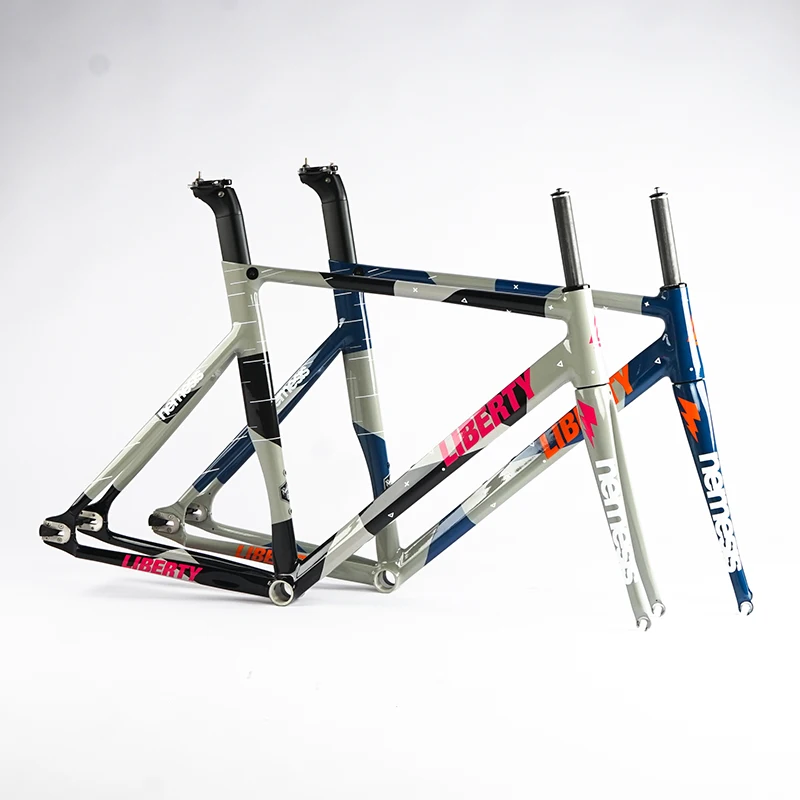 Fixed Gear Bicycle Frameset 700c Aluminum Frames and Fork 52cm 54cm