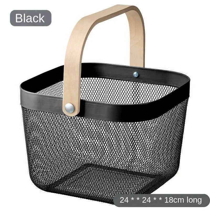 Drain Basket Kitchen Bag Household Plastic Supplies Dirty Clothes Storage Vegetable Basket Water Filter Picnic