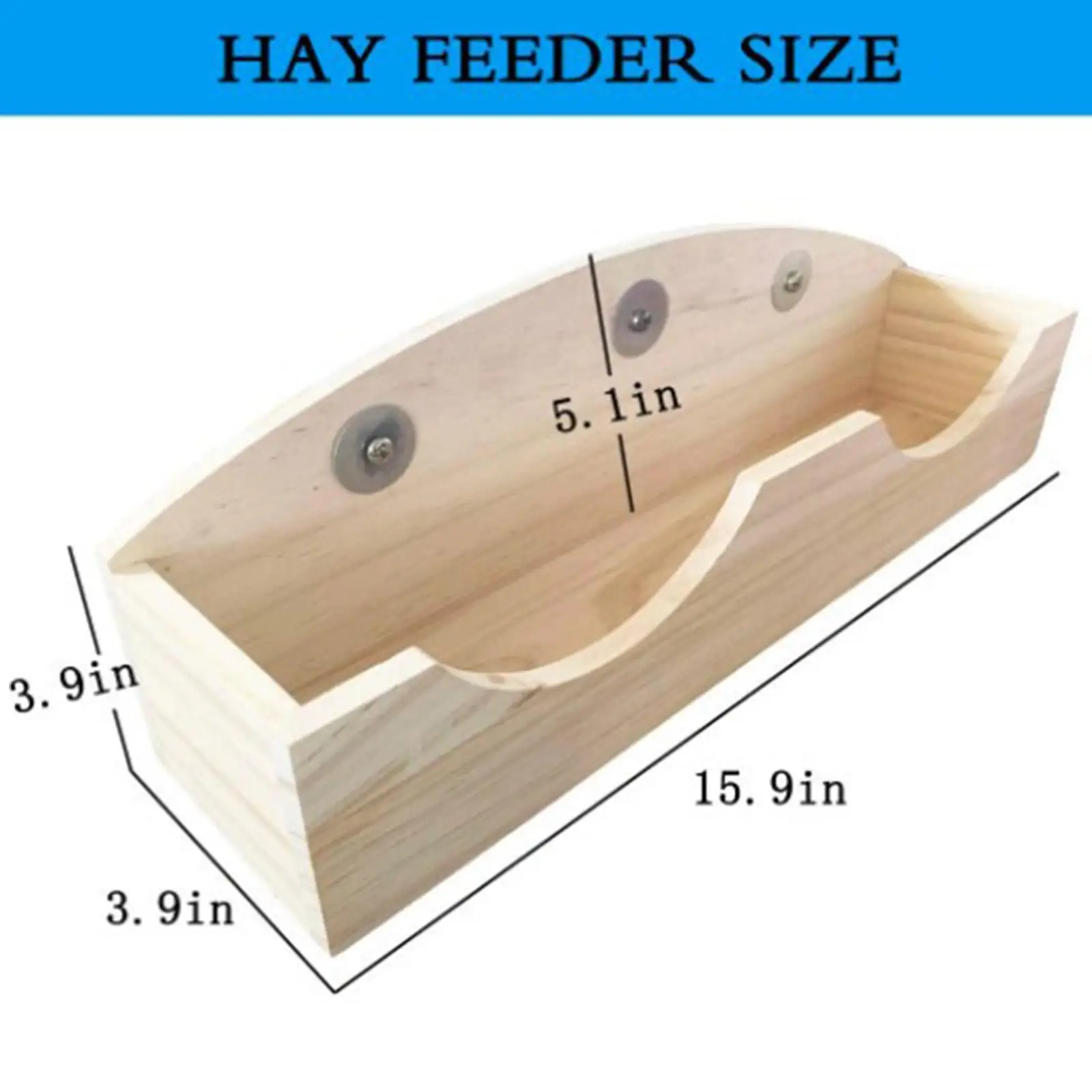 Durable Rabbit Hay Feeder Manger Holder Cage Mount Supplies Storage Accessories Dispenser Hamster Bowl Container Pet for Bunny