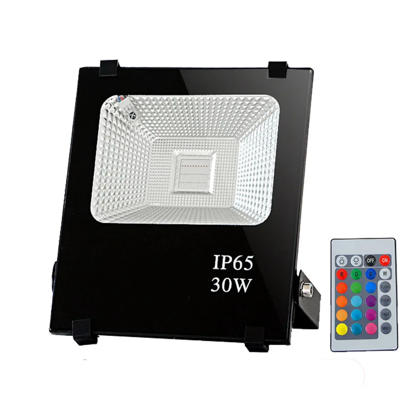 NEARCAM remote control colorful LED flood light landscaping tree light RGB flood outdoor waterproof landscape