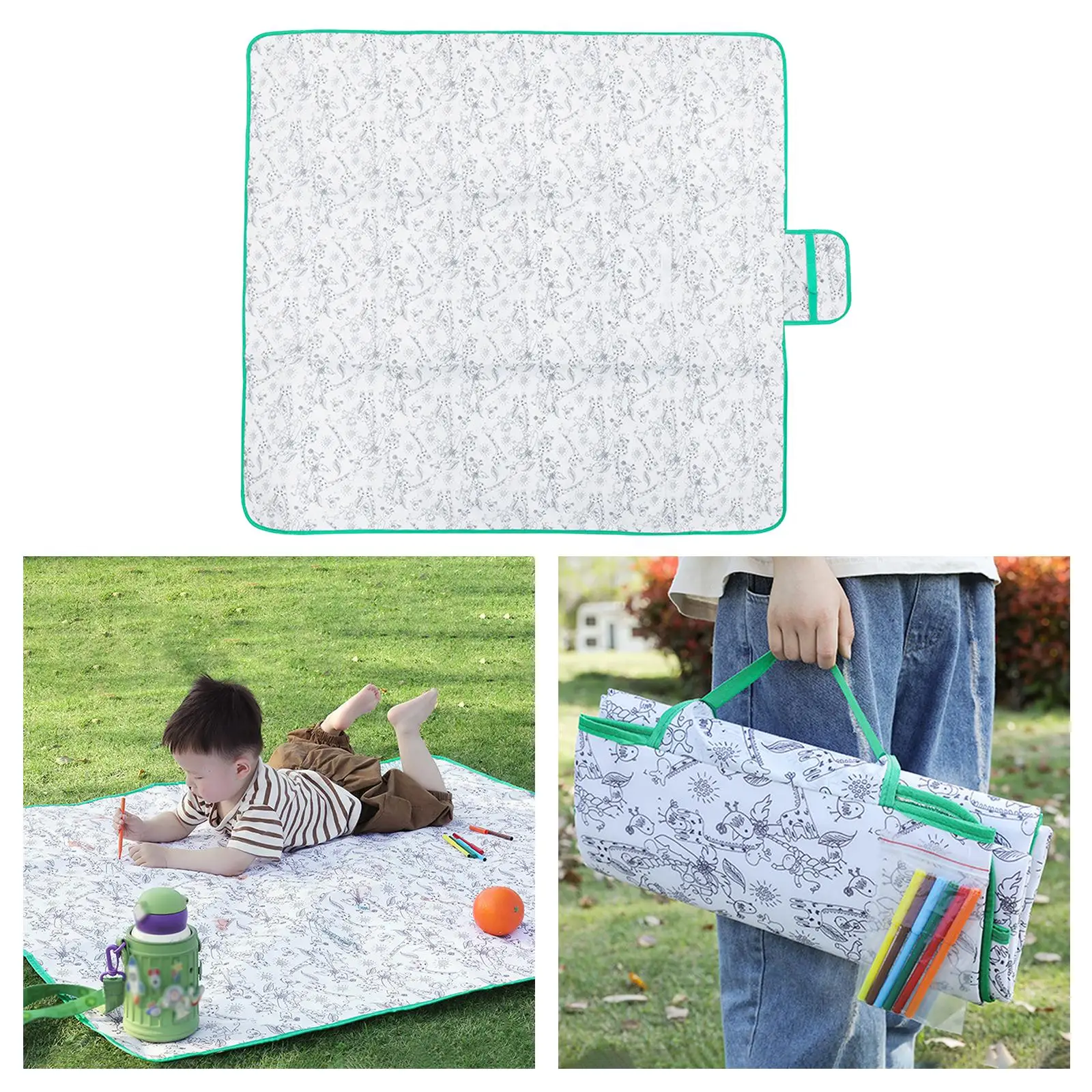 Large Picnic Outdoor Blanket Picnic Blanket for Park Garden Music Festival