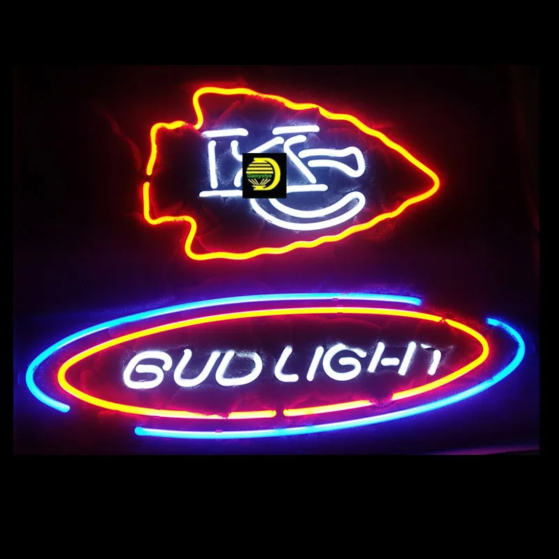 

Neon Sign For Budlight Glass Tube Engine Window Lamp Sport Beer Bar Decor Garage restaurant light advertise Handmade art Lamps