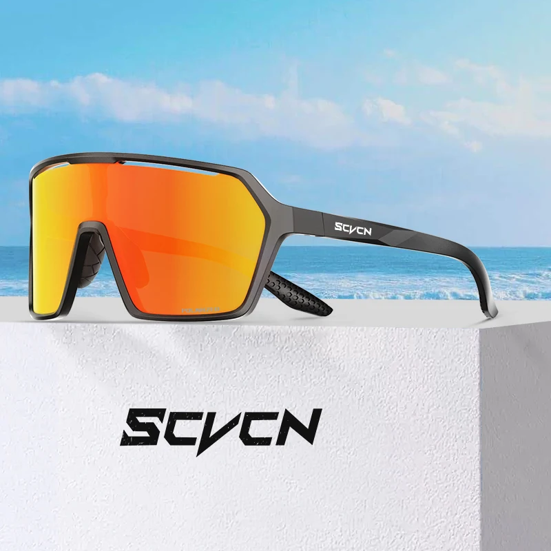 Photochromic UV400 Cycling Sunglasses for Men - Sports, Mountain Bike & Road Bicycle Eyewear