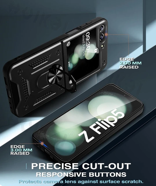 For Samsung Galaxy Z Flip 5 Galaxy Z Flip 4 Case Camera Cover Built-in 360