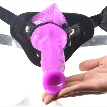 Realistic Dog Dildo Strapon Penis With Adjustable Belt Pants Animal Wolf Dildos Sex Toys For Women Lesbian Erotic Masturbate Toy 3