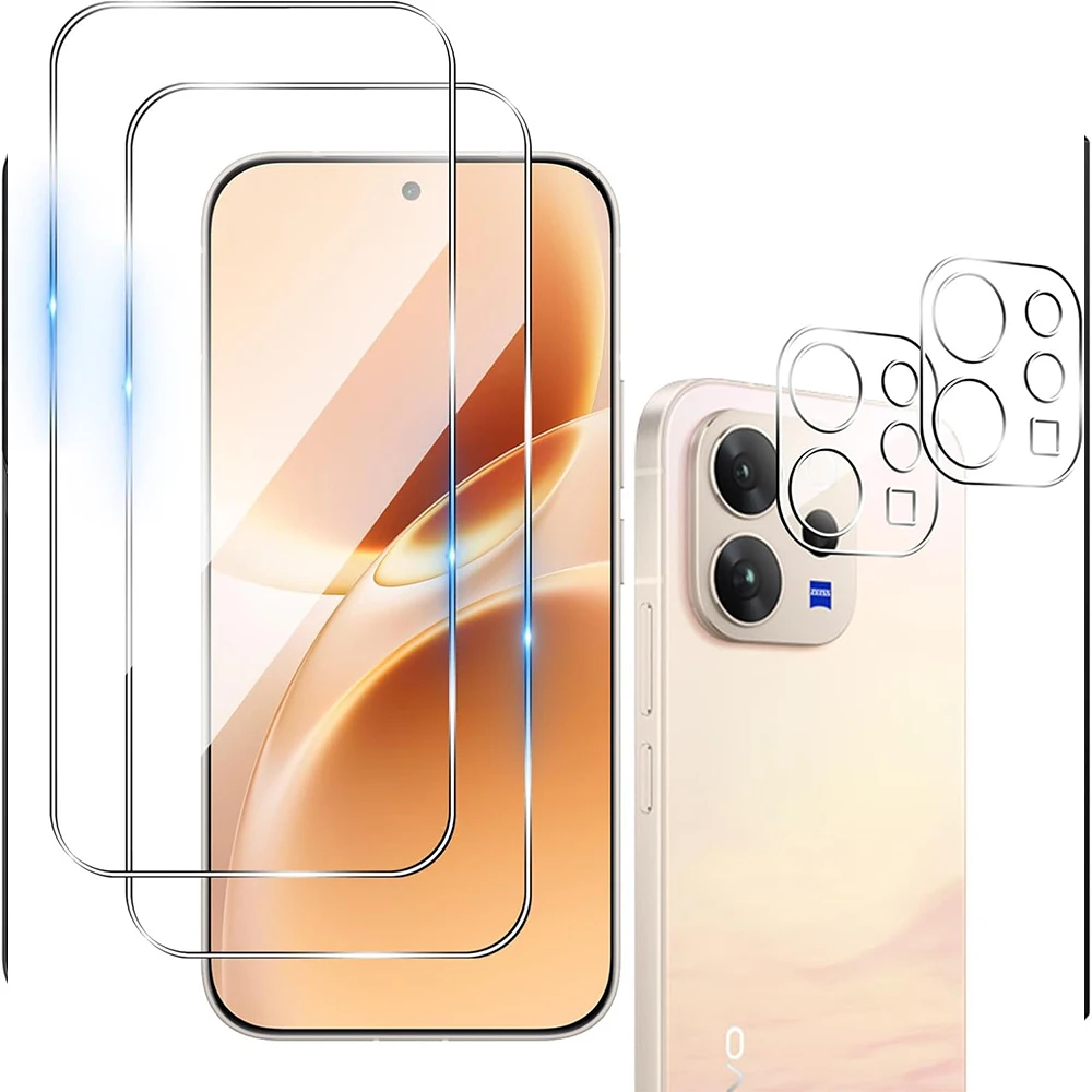 Premium Tempered Glass Screen and Camera Protector Set