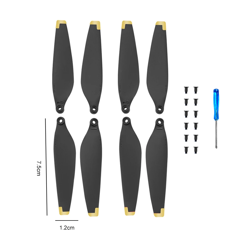 3Set Drone Blade Props Replacement Spare Propeller Drone Accessory Screw Accessories Wing Blade Low-Noise For DJI Mini 3