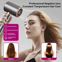 Sèche-cheveux professionnel à ions négatifs, 3ème vitesse, avec fonction de brosse à Air à vent chaud et froid, outil de Salon à forte puissance 6