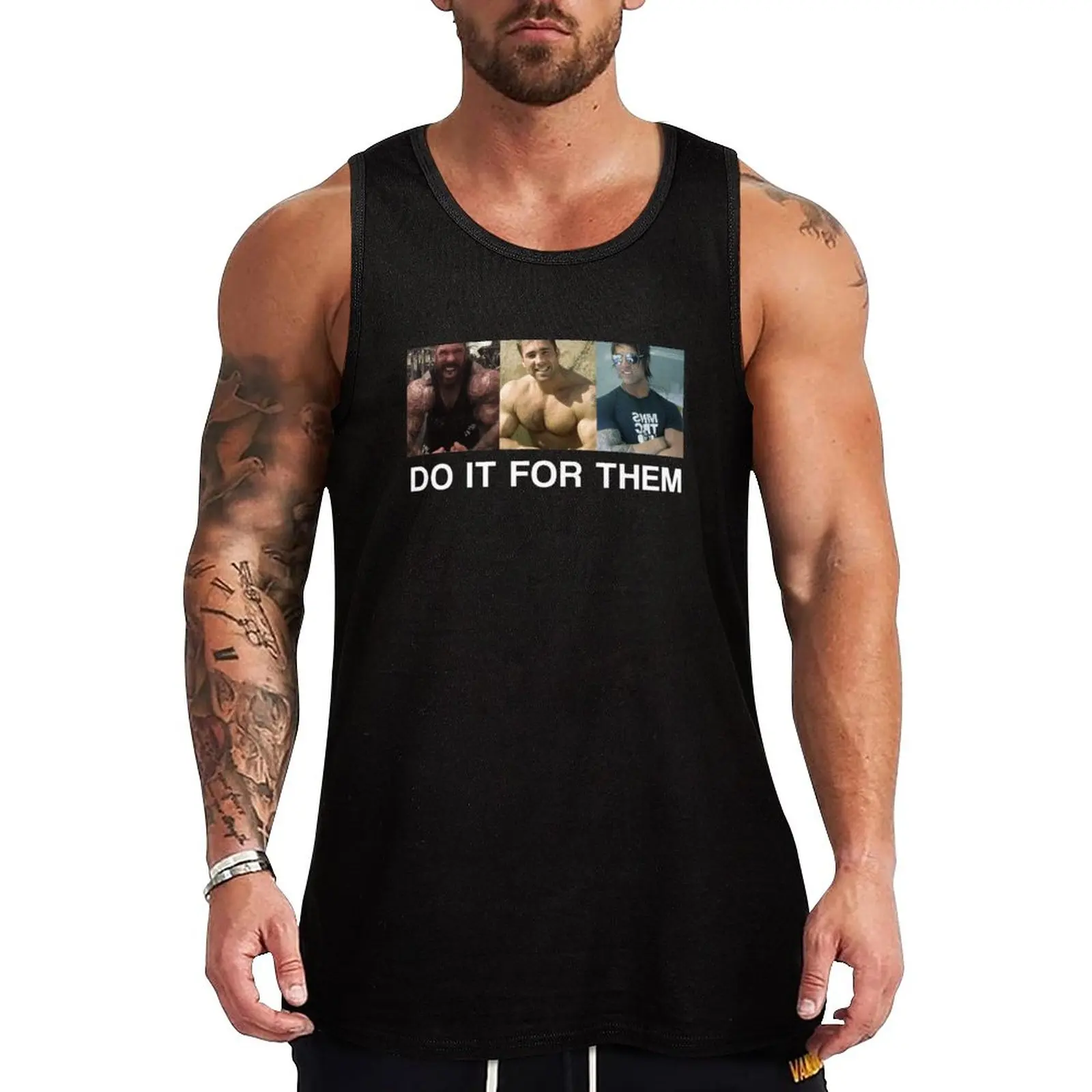 

New Do it for them Tank Top sleeveless gym shirt man fitness sleeveless jackets Man gym clothes gym clothes man fitness