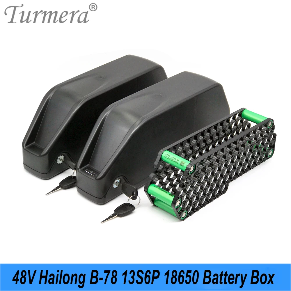 

Футляр для аккумуляторов Turmera HaiLong E-Bike 48 В, чехол для аккумулятора с НИЖНЕЙ ТРУБОЙ для 13S6P 13S5P 10S7P 10S6P 18650, держатели аккумуляторов