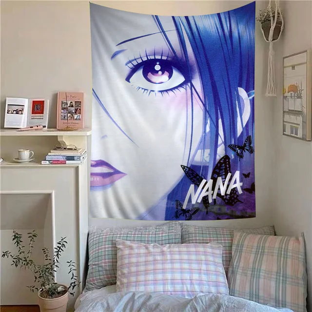 Japonais classique Anime NANA lycée DxD Hippie tenture murale tapisseries pour salon maison dortoir décor Art décor à la maison 4