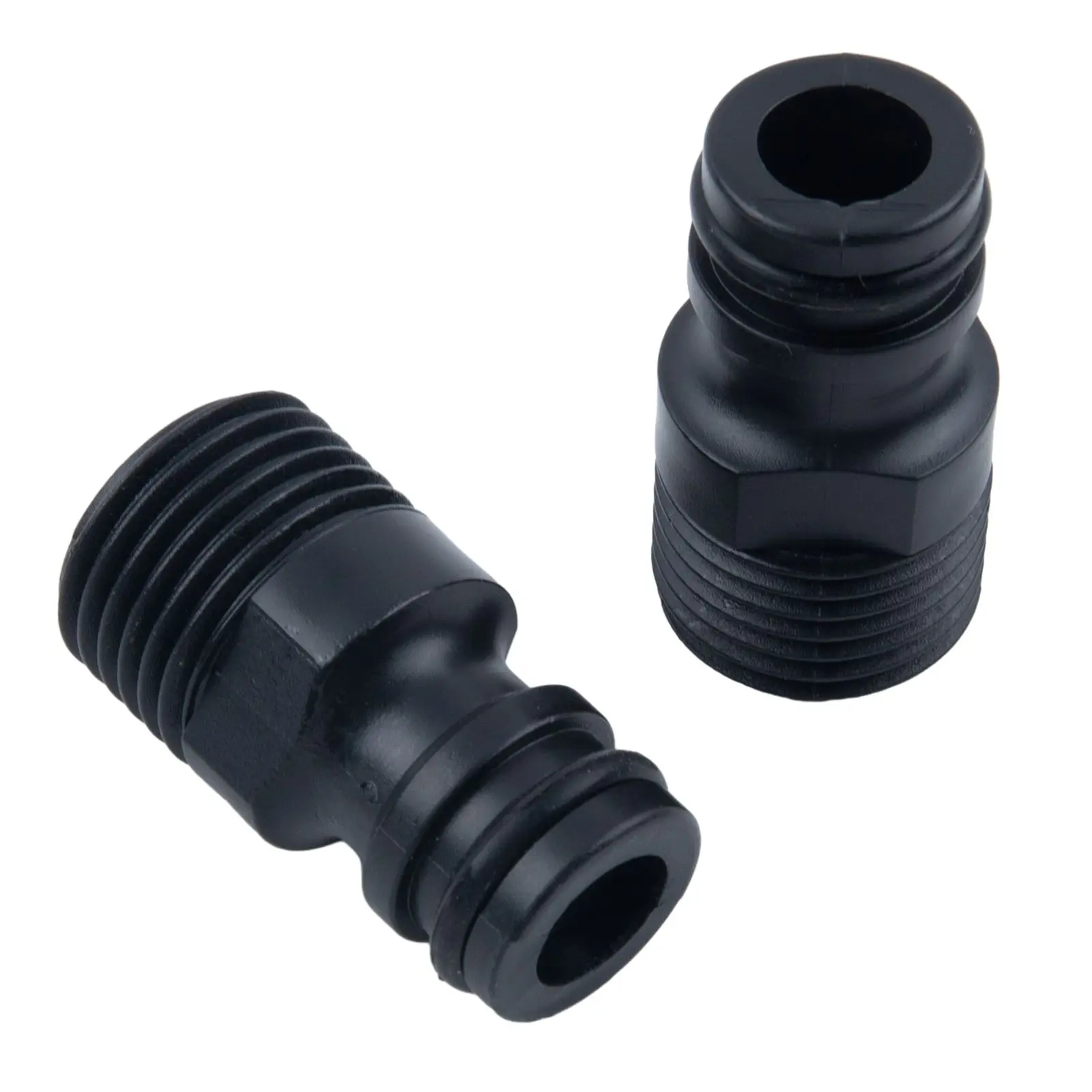 

Hot 2pcs Nipple Pipe Connector Tap Adaptor Practical Quick Coupler Replacement Threaded 2pcs Easy To Use Fitting
