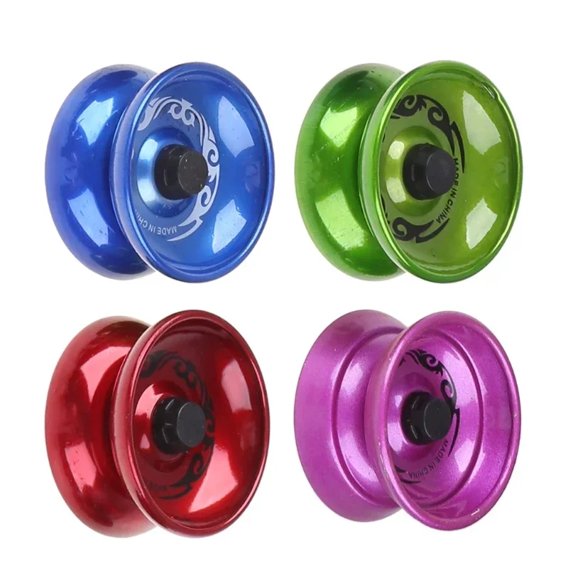 Professional Alumunum Alloy YoYo String Trick Yo-Yo Ball Classic Toys Y-axis Rotating Yoyo for Kids Simple Collectibles Toy 1pc