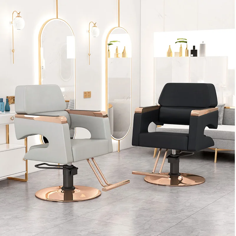 Reception Desks Barber Chair Hairdressing Manicure Spa Facial Barber Chair Cosmetic Stool Barhocker Cadeira Hair Salon Furniture