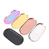 Stainless Steel European Jewelry Storage Tray Metal Cosmetic Storage Oval Cake Fruit Dessert Tray Snack Plate Kitchen Organizer 6