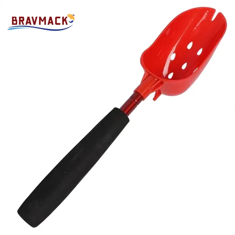 Cuillère à amorce rétractable - Louchette légère manche long anti-dérapant pour lancer précis